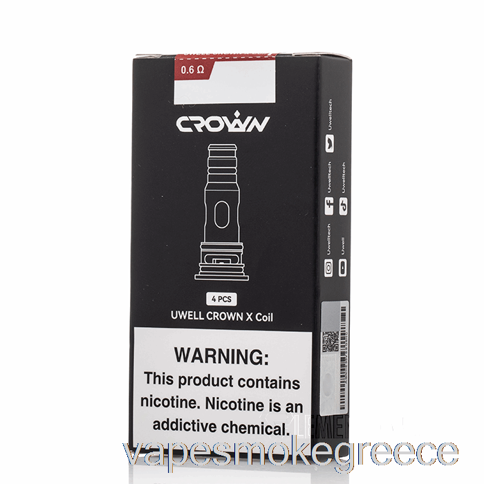 Vape Greece Uwell Crown X ανταλλακτικά πηνία 0,6ohm Crown X Coils